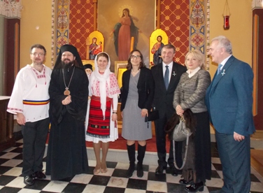 Expoziție la Biserica din Copenhaga cu Episcopul Macarie și Ambasadorii - 02.04.2016